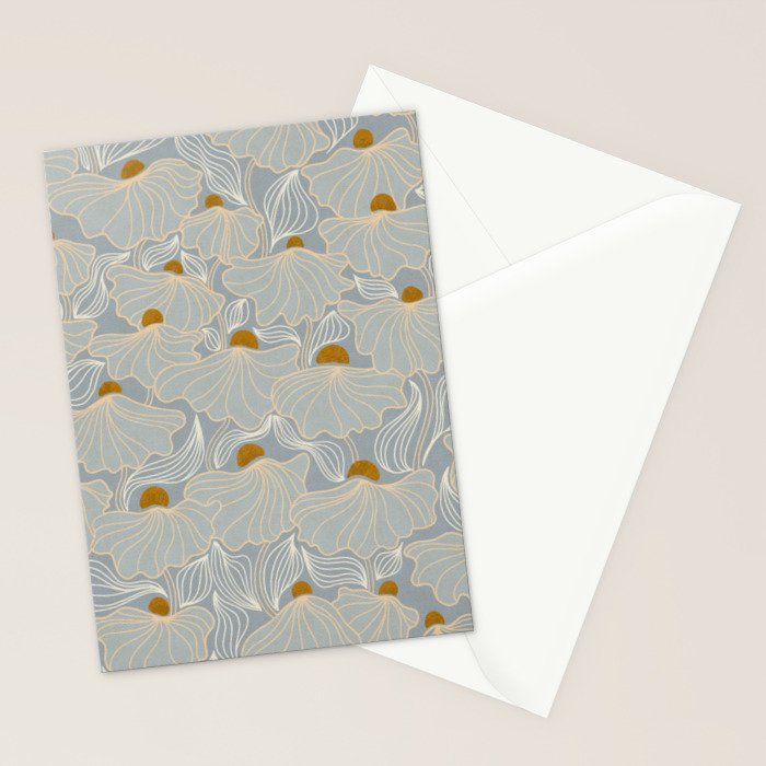 calming essentials Natural flow meadow misty Stationery Card Gallery Image 2