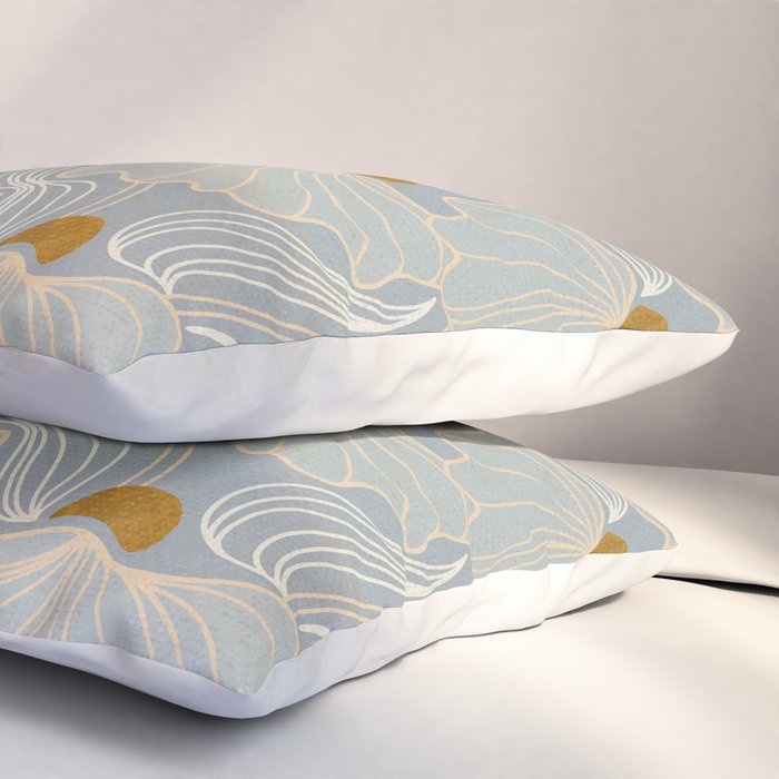 calming essentials Natural flow meadow misty Pillow Sham Gallery Image 3