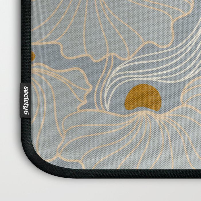 calming essentials Natural flow meadow misty Laptop Sleeve Gallery Image 3