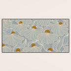 calming essentials Natural flow meadow misty Desk Mat Gallery Image 3