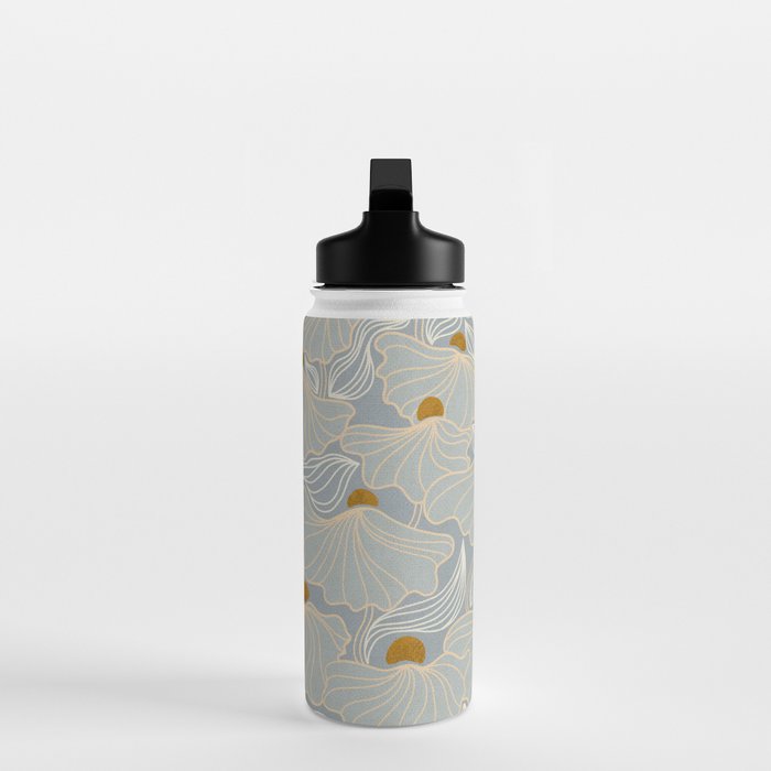 calming essentials Natural flow meadow misty Water Bottle Gallery Image 3