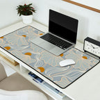 calming essentials Natural flow meadow misty Desk Mat Gallery Image 2