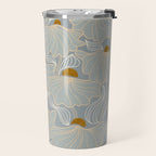 calming essentials Natural flow meadow misty Travel Mug Gallery Image 2