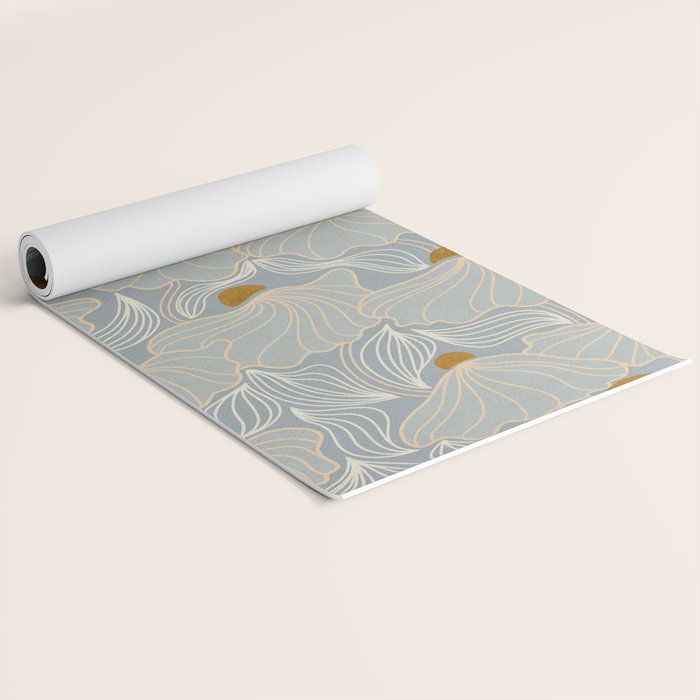 calming essentials Natural flow meadow misty Yoga Mat Gallery Image 2