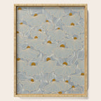 calming essentials Natural flow meadow misty Serving Tray Gallery Image 1