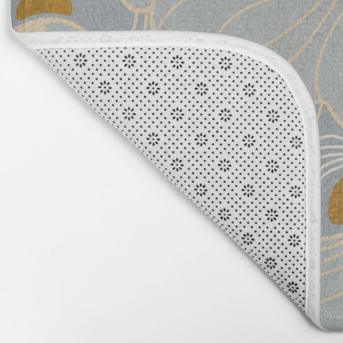 calming essentials Natural flow meadow misty Bath Mat Gallery Image 2