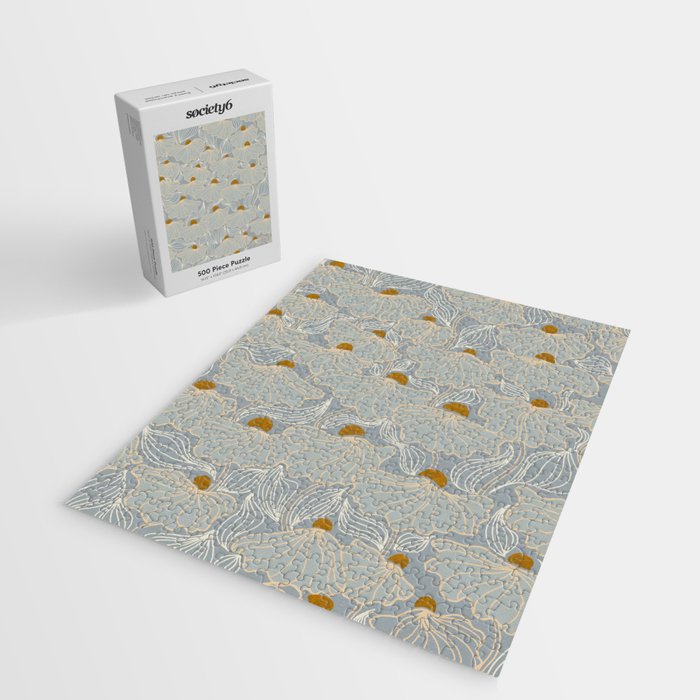 calming essentials Natural flow meadow misty Jigsaw Puzzle Gallery Image 2