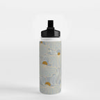 calming essentials Natural flow meadow misty Water Bottle Gallery Image 2