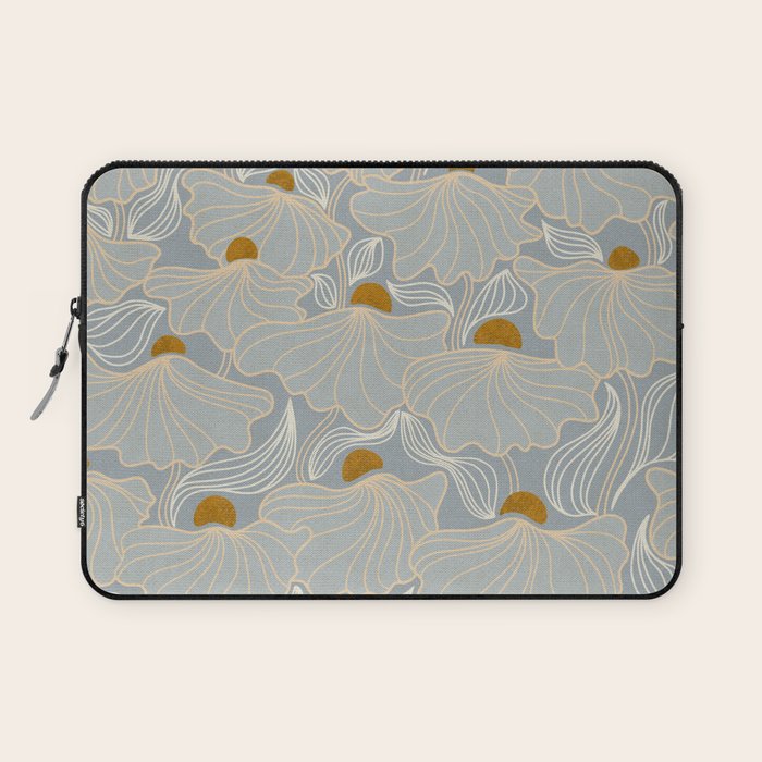 calming essentials Natural flow meadow misty Laptop Sleeve Gallery Image 1