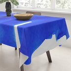 Superwatercolor Blue Tablecloth Gallery Image 3