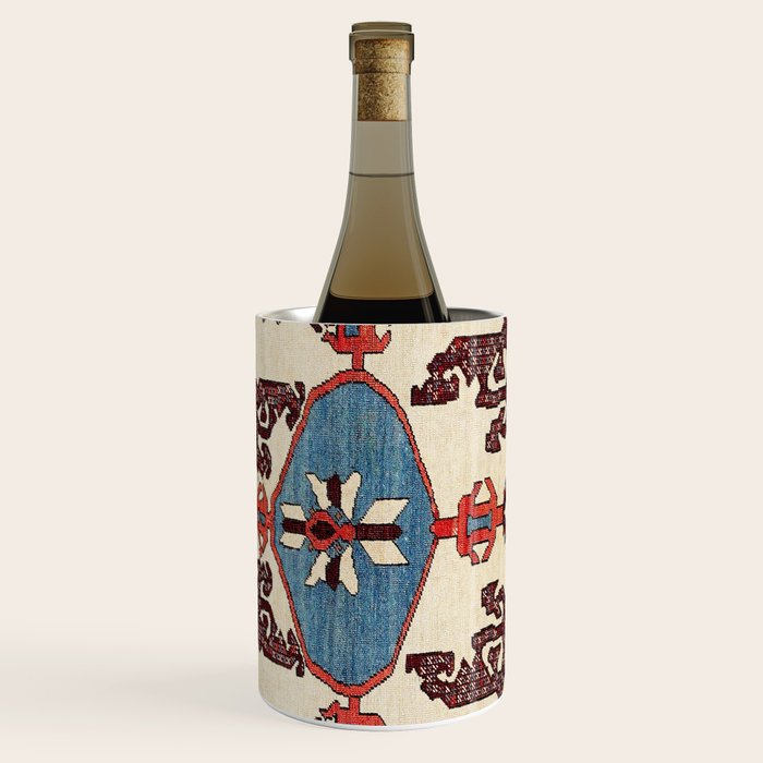 Bakhshaish Azerbaijan Northwest Persian Rug Print Wine Chiller Gallery Image 1
