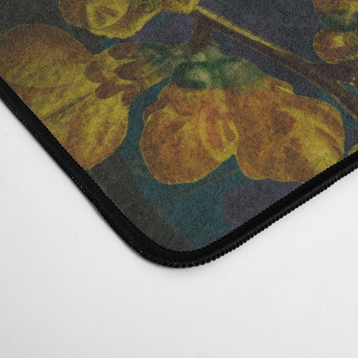 Before Midnight Blue Hour Vintage Flowers Garden Desk Mat Gallery Image 4