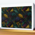 Before Midnight Blue Hour Vintage Flowers Garden Wall Mural Gallery Image 2