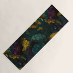 Before Midnight Blue Hour Vintage Flowers Garden Yoga Mat Gallery Image 1