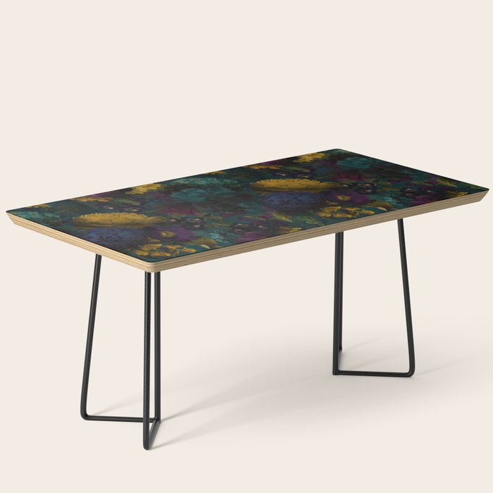 Before Midnight Blue Hour Vintage Flowers Garden Coffee Table Gallery Image 1