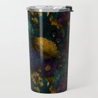 Before Midnight Blue Hour Vintage Flowers Garden Travel Mug Gallery Image 2
