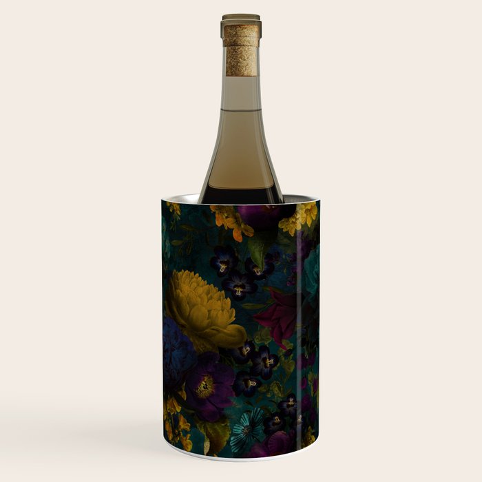 Before Midnight Blue Hour Vintage Flowers Garden Wine Chiller Gallery Image 2
