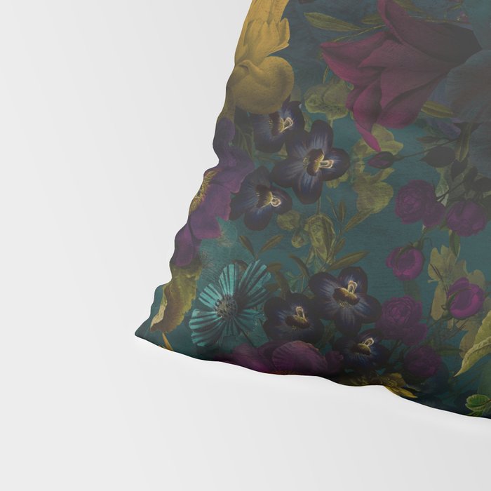 Before Midnight Blue Hour Vintage Flowers Garden Pillow Sham Gallery Image 4