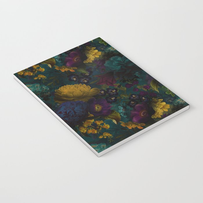 Before Midnight Blue Hour Vintage Flowers Garden Notebook Gallery Image 3