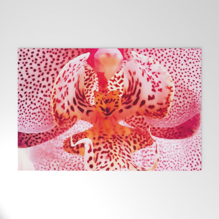 Close up Orchid 37 Welcome Mat Gallery Image 1