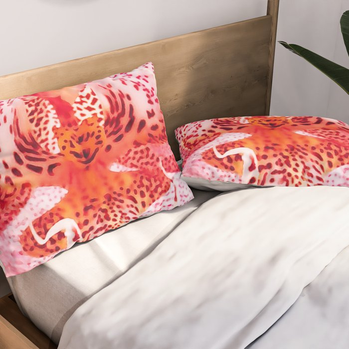 Close up Orchid 37 Pillow Sham Gallery Image 2