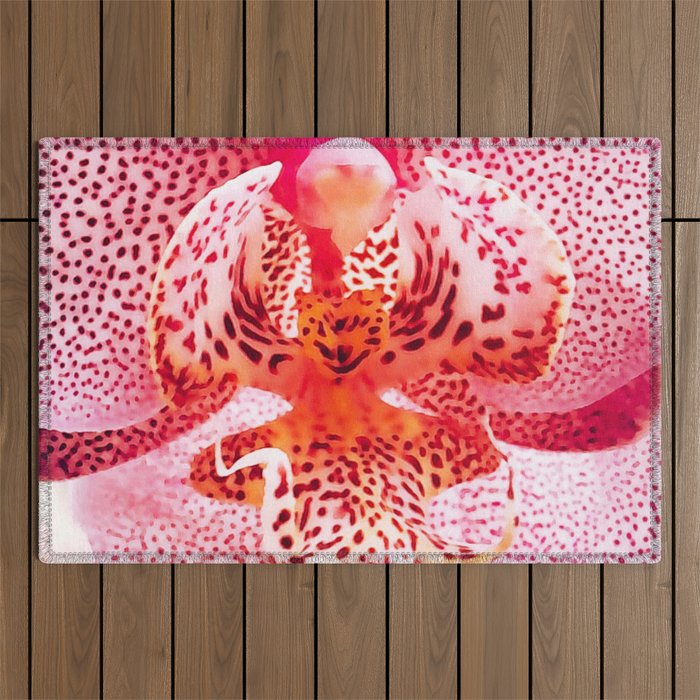 Close up Orchid 37 Outdoor Rug Gallery Image 1