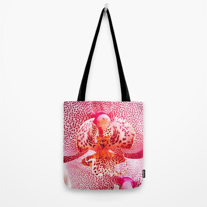 Close up Orchid 37 Tote Bag Gallery Image 2