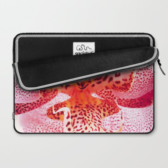 Close up Orchid 37 Laptop Sleeve Gallery Image 2