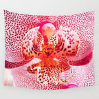 Close up Orchid 37 Wall Tapestry Gallery Image 4
