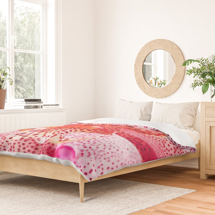 Close up Orchid 37 Duvet Cover Gallery Image 2