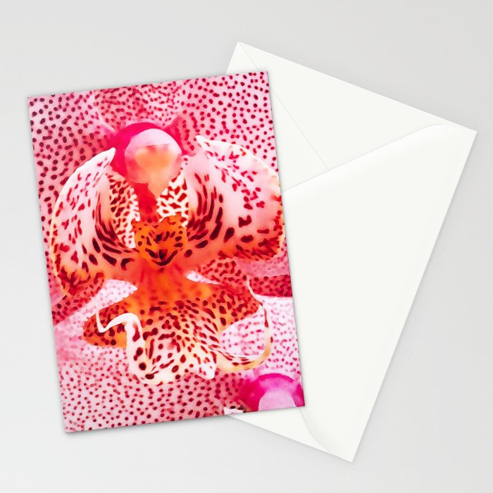 Close up Orchid 37 Stationery Card Gallery Image 2