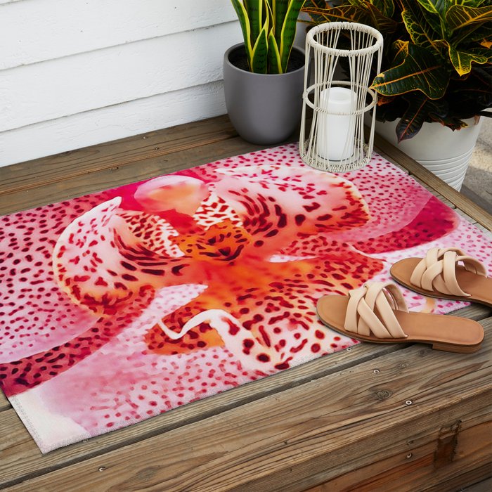 Close up Orchid 37 Outdoor Rug Gallery Image 2