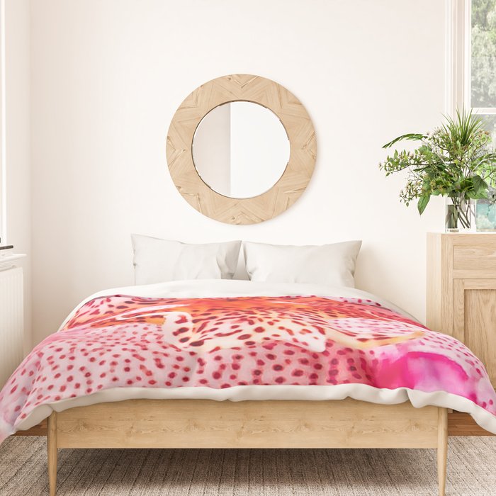 Close up Orchid 37 Duvet Cover Gallery Image 3