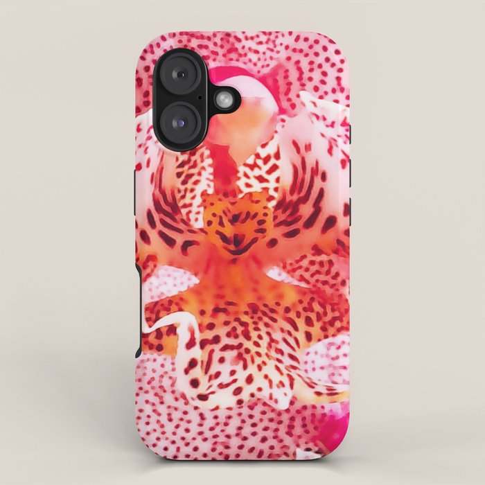 Close up Orchid 37 iPhone Case Gallery Image 1