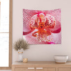 Close up Orchid 37 Wall Tapestry Gallery Image 2