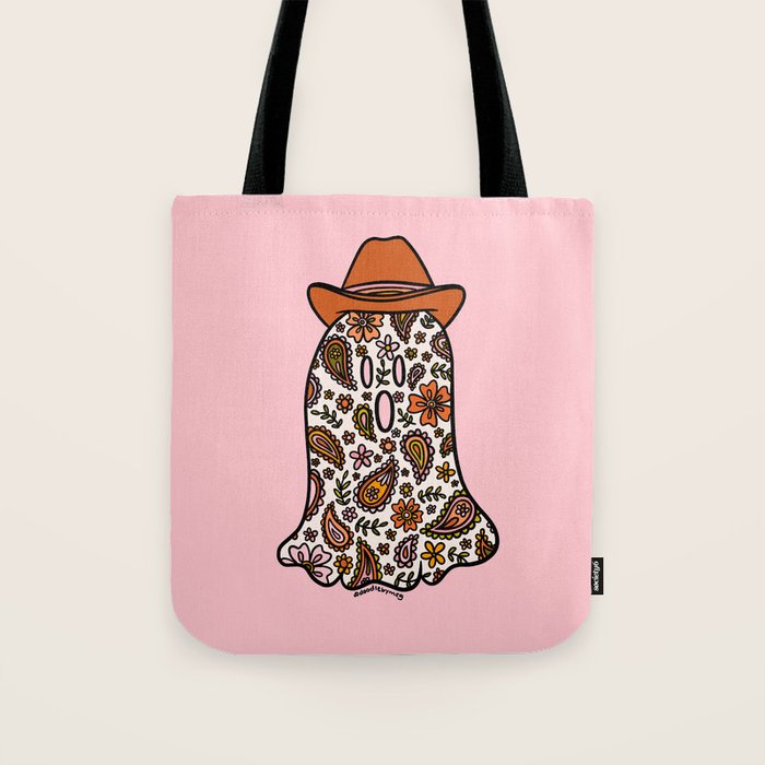 Cowboy Ghost Tote Bag Gallery Image 1