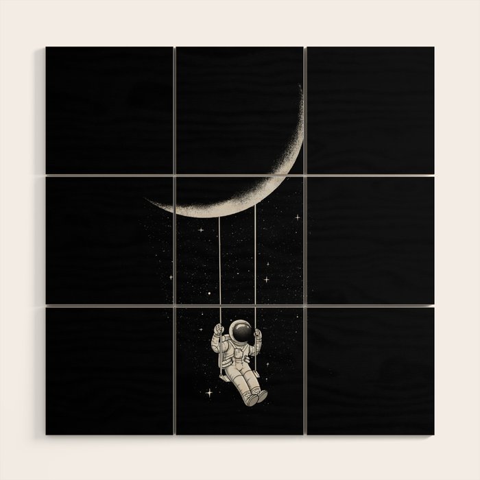 Moon Swing Wood Wall Art Gallery Image 1