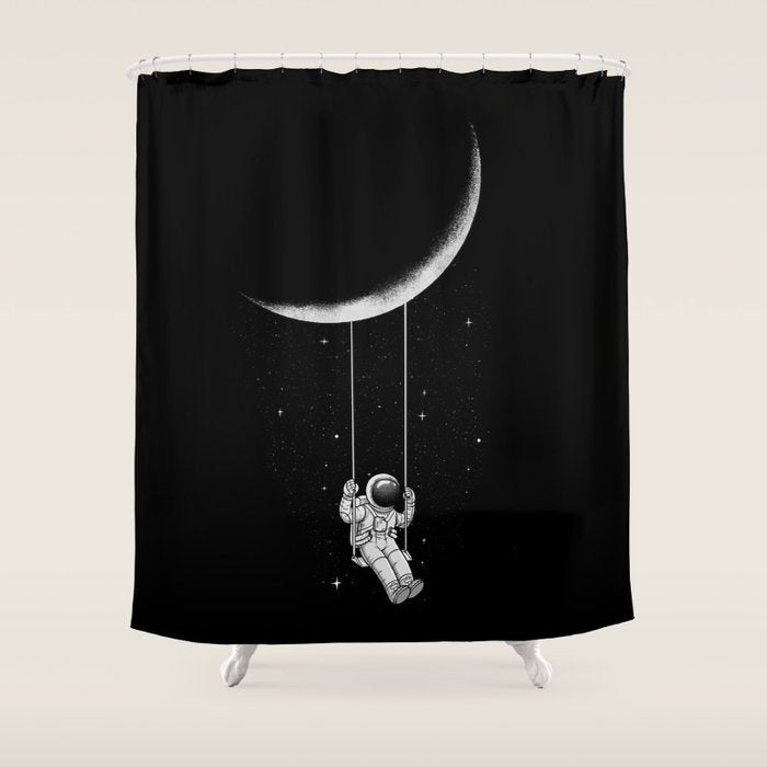 Moon Swing Shower Curtain Gallery Image 1