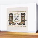 Giddy Up - Cowgirl Boot Wall Mural Gallery Image 2