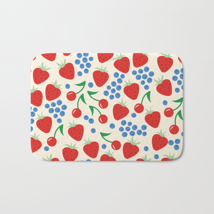 Wild berries  Bath Mat Gallery Image 1
