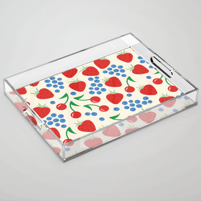 Wild berries  Acrylic Tray Gallery Image 1