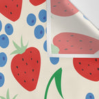 Wild berries  Wall Tapestry Gallery Image 3