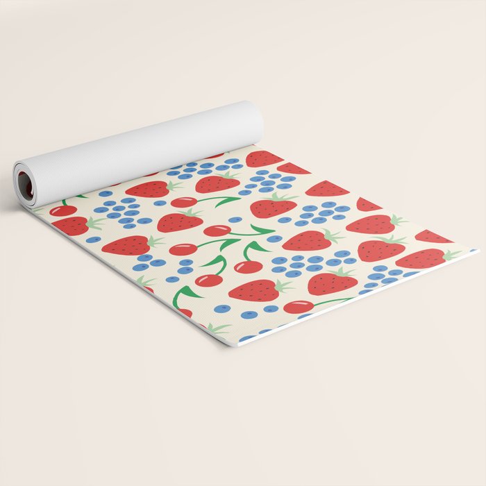 Wild berries  Yoga Mat Gallery Image 2