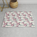 Boho Retro Palms Rug Gallery Image 1