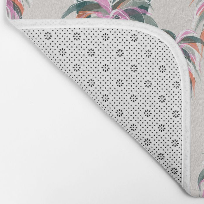 Boho Retro Palms Bath Mat Gallery Image 2