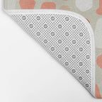 terrazzo mosaic shapes modern Bath Mat Gallery Image 2