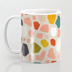 terrazzo mosaic shapes modern Coffee Mug Gallery Image 3
