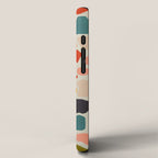 terrazzo mosaic shapes modern iPhone Case Gallery Image 2