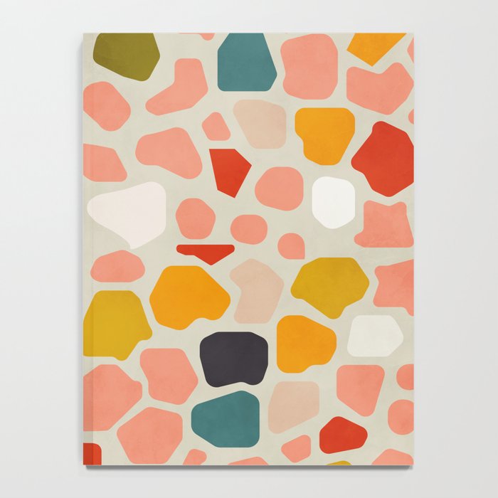 terrazzo mosaic shapes modern Notebook Gallery Image 4