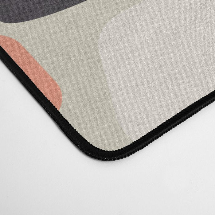 terrazzo mosaic shapes modern Desk Mat Gallery Image 4